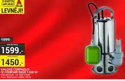 Baumax Kalové čerpadlo Q1100B54R INOX 1100 W nabídka