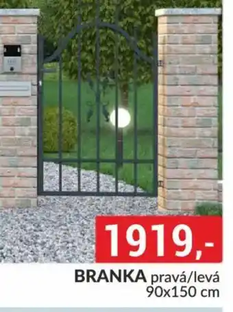 Baumax BRANKA pravá/levá nabídka