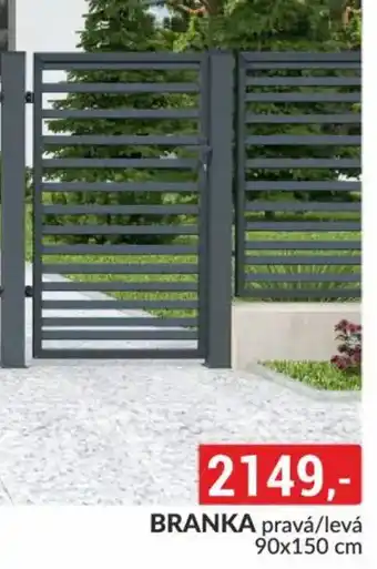 Baumax BRANKA pravá/levá nabídka