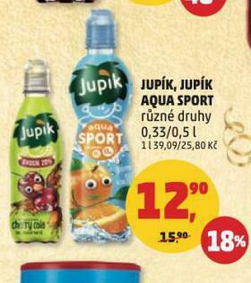 Penny Market Jupík, jupík aqua sport nabídka