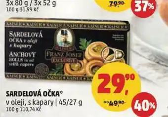 Penny Market Sardelová očka nabídka