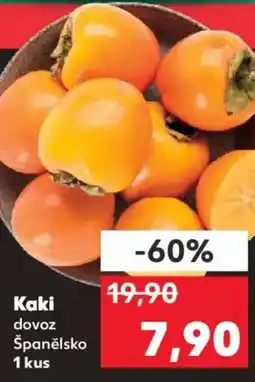 Kaufland Kaki dovoz Španělsko nabídka
