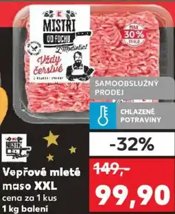 Kaufland Vepřové mleté maso XXL nabídka