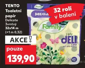 TENTO Toaletní papír Delicate