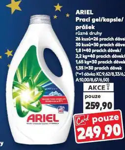 Kaufland Ariel prací prášek nabídka