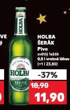 Kaufland Pivo holba šerák nabídka