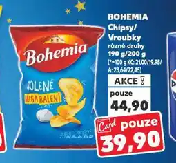 Kaufland Bohemia chipsy nabídka