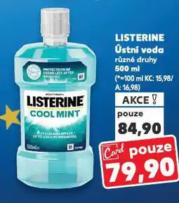 Kaufland Listerine ústní voda nabídka