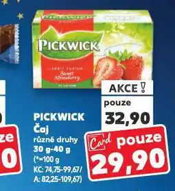 Kaufland Pickwick čaj nabídka