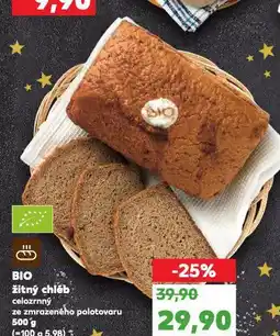 Kaufland Bio žitný chléb nabídka