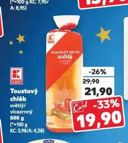 Kaufland Toustový chléb nabídka