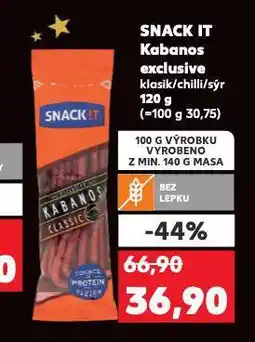 Kaufland Snack it kabanos exclusive nabídka