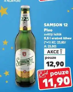 Kaufland Pivo samson nabídka