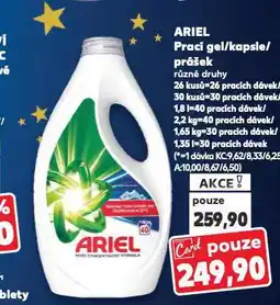 Kaufland Ariel prací kapsle nabídka