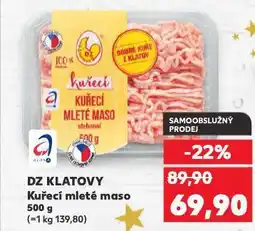 Kaufland Dz klatovy kuřecí mleté maso nabídka