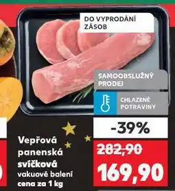 Kaufland Vepřová panenská svíčková nabídka
