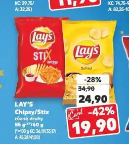 Kaufland Lay's chipsy nabídka