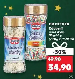 Kaufland Dr. oetker zdobení nabídka