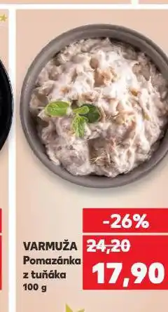 Kaufland Varmuža pomazánka z tuňáka nabídka