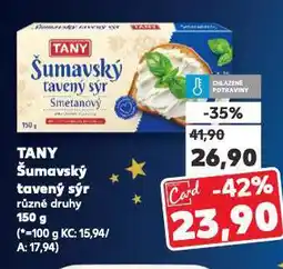 Kaufland Tany šumavský sýr nabídka
