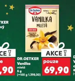 Kaufland Dr. oetker vanilka nabídka