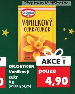 Kaufland Dr. oetker vanilkový cukr nabídka