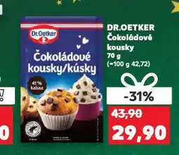Kaufland Dr. oetker čokoládové kousky nabídka