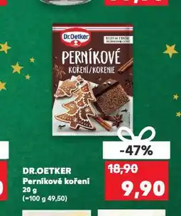 Kaufland Dr. oetker perníkové koření nabídka