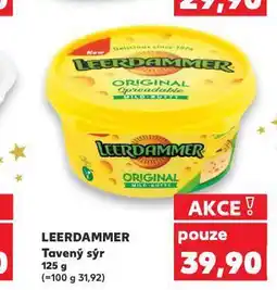 Kaufland Leerdammer tavený sýr nabídka