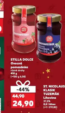 Kaufland Stilla dolce ovocná pomazánka nabídka