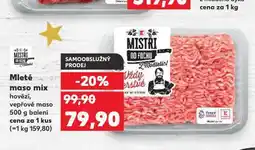 Kaufland Mleté maso mix nabídka