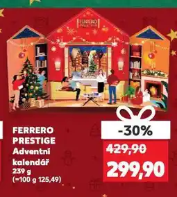 Kaufland Ferrero prestige adventní kalendář nabídka