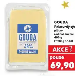 Kaufland Gouda polotvrdý sýr nabídka