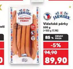 Kaufland Vídeňské párky nabídka