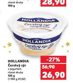Kaufland Hollandia čerstvý sýr s jogurtem nabídka