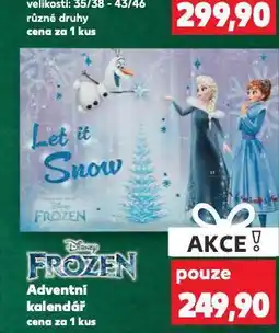 Kaufland Frozen adventní kalendář nabídka