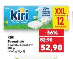 Kaufland Kiri tavený sýr nabídka