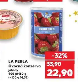 Kaufland La perla ovocná konzerva nabídka