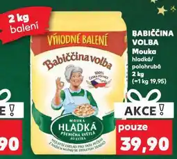 Kaufland Babiččina volba mouka nabídka