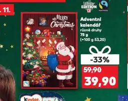 Kaufland Adventní kalendář nabídka