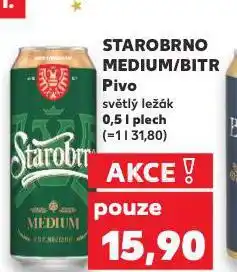 Kaufland Pivo starobrno medium nabídka