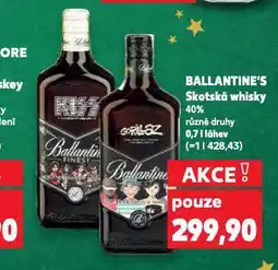 Kaufland Ballantine's skotská whisky nabídka