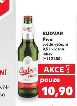 Kaufland Pivo budvar nabídka