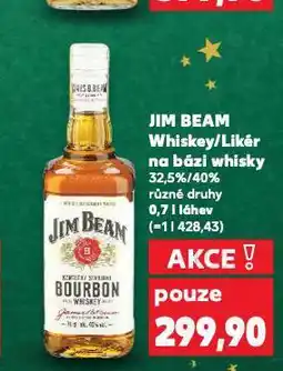 Kaufland Jim beam likér na bázi whisky nabídka
