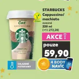 Kaufland Starbucks cappuccino nabídka
