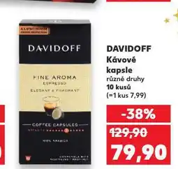 Kaufland Davidoff kávové kapsle nabídka