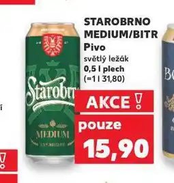 Kaufland Pivo starobrno bitr nabídka