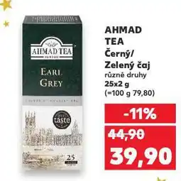 Kaufland Ahmad tea černý čaj nabídka