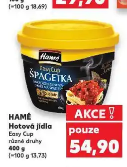 Kaufland Hamé hotová jídla nabídka