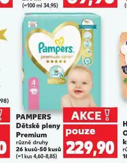 Kaufland Pampers dětské plenky nabídka